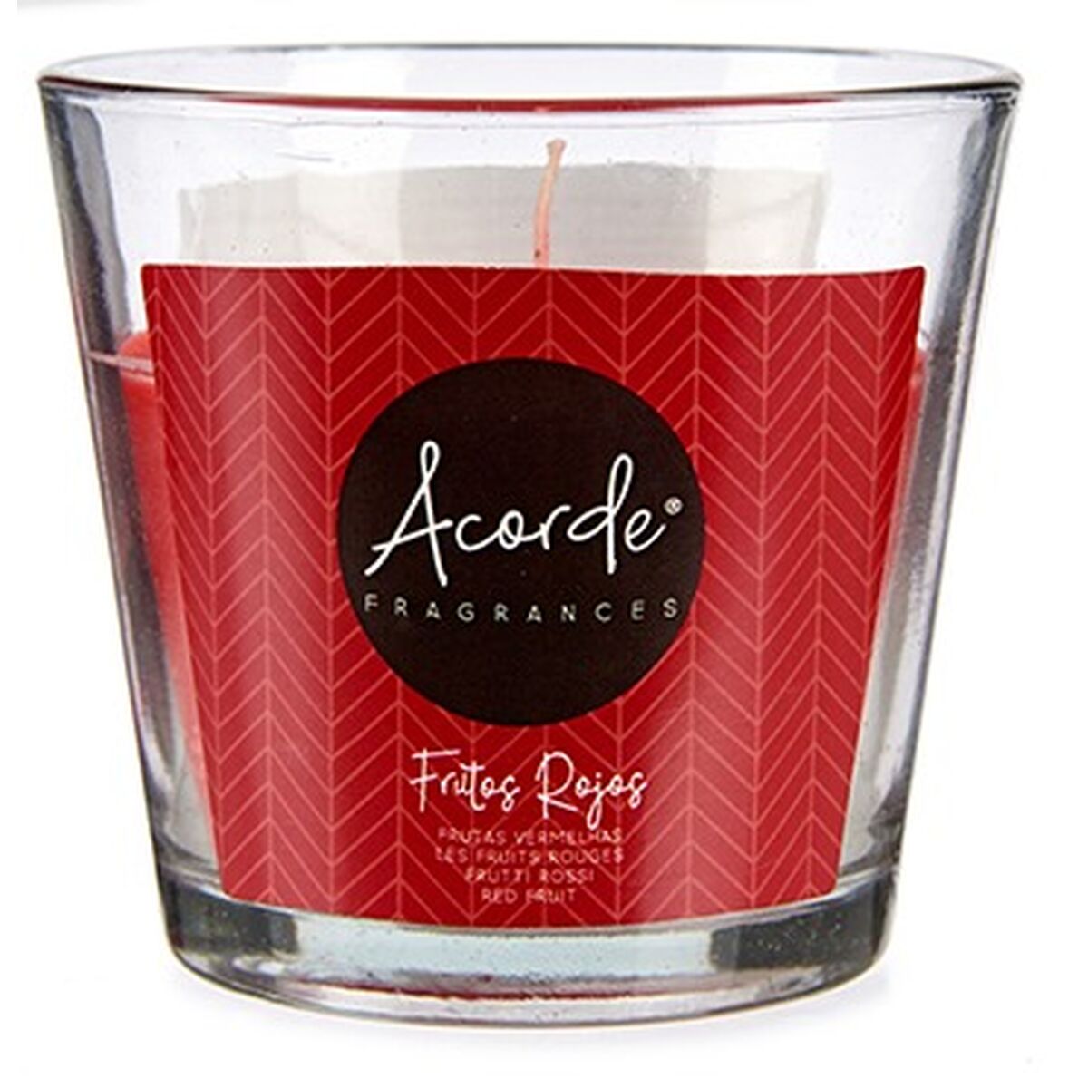 Scented Candle Acorde Red fruits 120 g (12 Units)
